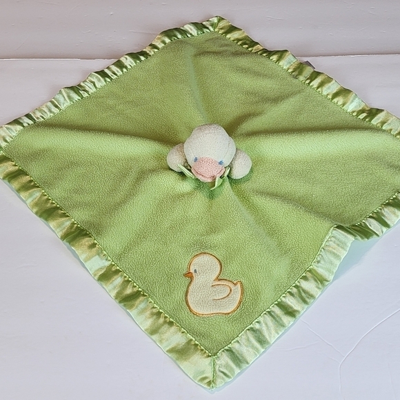 Blankets and Beyond duck duckling lovey Green - Picture 4 of 6